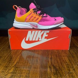 Nike Air Presto, Laser Fuschia and Laser Orange, Size 7